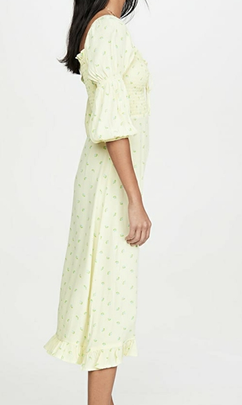 NEW- FAITHFULL THE BRAND Nora Midi Dress - Picture 4 of 11